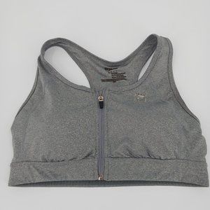 FILA WOMENS MEDIUM GRAY SPORT BRA